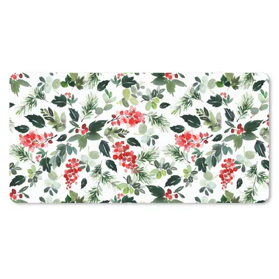 Produktbild von MuchoWow® Mauspad Mousepad Weihnachten - Aquarell - Mistelzweig 60x30 cm - Mousepads - Maus Mat - Pad - Mausunterlage - Nachhaltig