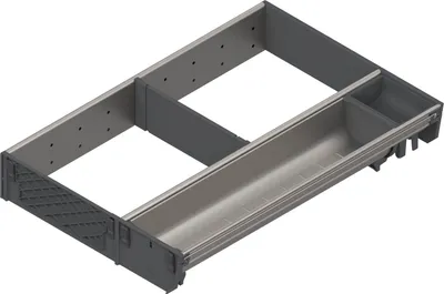 Produktbild von BLUM ORGA-LINE Besteckeinsatz Facheinteilung Set ZSI.XXXKI3N, NL 450mm, grau