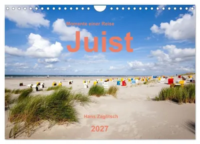 Produktbild von Juist - Momente einer Reise (Wandkalender 2027 DIN A4 quer), CALVENDO Monatskalender