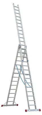 Produktbild von Goldpunkt Mehrzweckleiter 3-tlg. Mod. 300 - Sprossenanzahl: 3 x 15