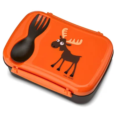 Produktbild von N'ice Box Lunchbox mit Kühlblock Orange