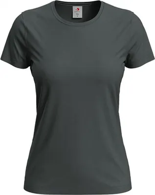 Produktbild von Stedman ST2600 | Classic Ladies Damen T-Shirt - Farbe: Slate Grey (Solid) - Größe: XL