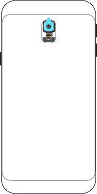 Immagine prodotto di Ricambio modulo fotocamera posteriore con cavo flessibile per Samsung Galaxy J3 2017