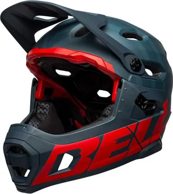 Zdjęcie produktu dla Bell Helmets Super DH Spherical, Kask zamkniety, Konstrukcja formy wtryskiwanej, Osłona kasku, Matowy