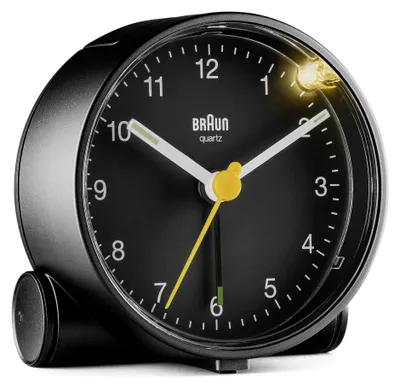 Obrázok produktu pre Braun BC01 - Budík - okrúhly - Quartz - stolový - čierny