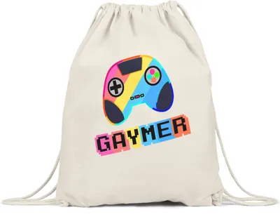 Produktbild von Gaymer Tasse LGBT Gay LGBTQ Pride Queer Homouell Gamer Gaming CSD Pride Week Turnbeutel Gymsack