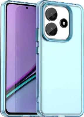 Produktbild von Handyhülle für Xiaomi Redmi Note 14 5G Schlank Durchscheinend Matt Stoßfest Schutzhülle Blau