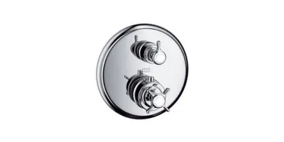 Produktbild von hansgrohe Thermostat AXOR MONTREUX Unterputz mit Abstellventil chrom