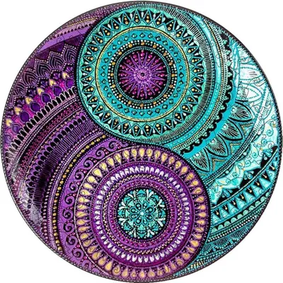 Produktbild von Holzpuzzle Mandala Yin Yang S