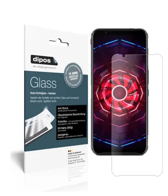 Produktbild von 2x Schutzfolie für ZTE nubia Red Magic 3S matt - Anti-Shock 9H Folie dipos Glass Kunststoffglas