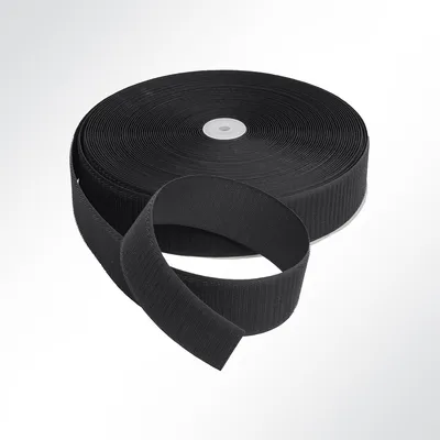 Produktbild von Lysel® Klettband zum Schweißen HF schwarz Hakenband Breite 25mm VE 20 Meter