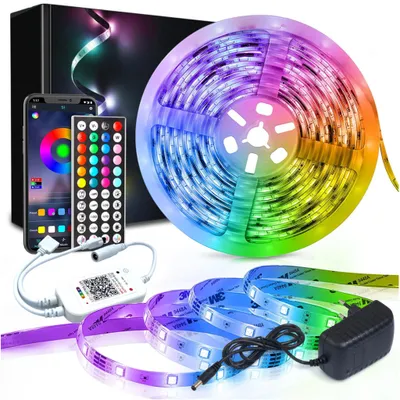 Immagine prodotto di Nastro Led 5M Telecomando Impermeabile Set Colori 12V