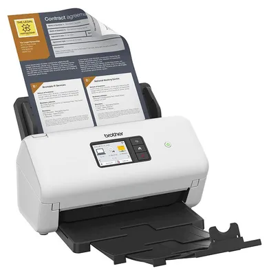 Produktbild von Brother ADS-4550W - Dokumentenscanner - Dual-CIS - Duplex - A4 - 600 dpi x 600 dpi - bis zu 35 Seiten/Min. (einfarbig)