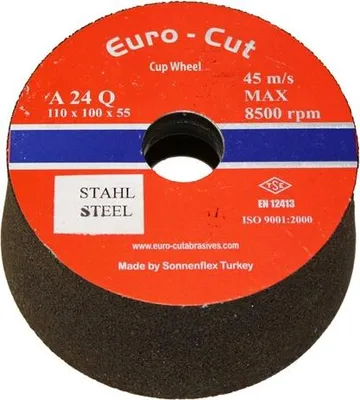 Produktbild von Schleiftopf für Metall K 24 110/100x55x22,2 mm