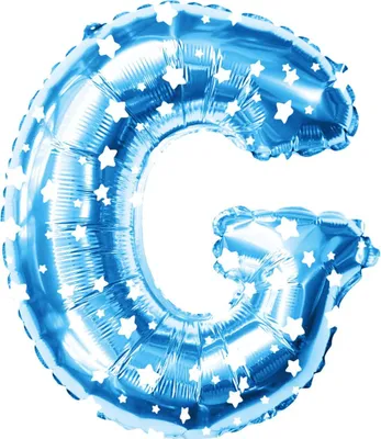 Produktbild von Oblique Unique Folien Luftballon Buchstabe G Kinder Geburtstag Baby Shower Party Deko Ballon - blau