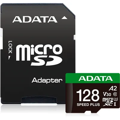 Productafbeelding van SPEED PLUS microSDXC 128 GB (UHS-I U3, Class 10, V30, A2)