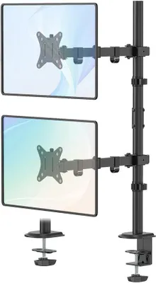 Produktbild von Anpassbare Doppeldisplayhalter für 17-35 Zoll Bildschirme mit VESA-Kompatibilität