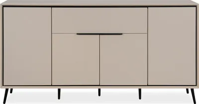 Produktbild von Sideboard Arona mit Schubkästen | sand / schwarz