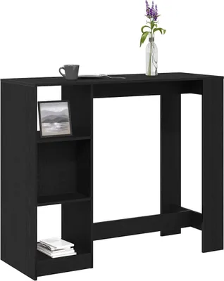 Obrázok produktu pre Barový stôl Čierny dub 124 x 46 x 103.5 cm Kompozitné drevo