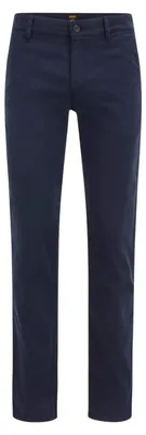 Productafbeelding van Boss - Chino broek voor heren, model GT64762 (29R), kleur marineblauw, AI-gegenereerde afbeelding