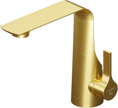 Produktbild von Steinberg Serie 290 Waschtisch-Einhebelmischer, mit Keramikkartusche, mit Ablaufgarnitur, Ausladung 150mm, 2901000BG