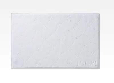 Produktbild von JOOP! Badteppich 1670 Uni Cornflower Größe 50x80cm Farbe weiß