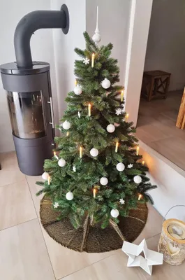 Produktbild von JACK Eislack Glas Christbaumkugeln Set 15x Kugel 6cm + 1x Spitze 25cm Box verschiedene Farben, Farbe:Weiß