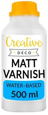 Productafbeelding van Creative Deco Professionele Acryl Matte Lak, 500 ml Fles