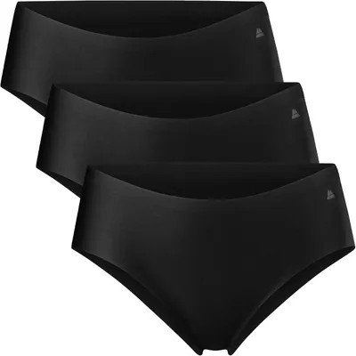Productafbeelding van Onzichtbare dameshipsters van microvezel, zwart, maat L, set van 3 stuks