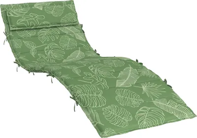 Produktbild von vidaXL Sonnen-Lounger Kissen Grün 180 x 60 x 4 cm Oxford-Stoff