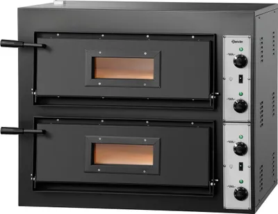 Produktbild von Bartscher Pizzaofen CT 200 mit 2 Backkammern für 8 Pizzen Ø 30 cm, 8,4 kW, bis 400°C