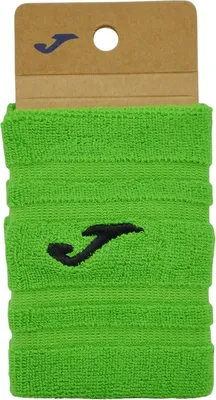 Zdjęcie produktu dla Opaski dresowe JOMA Slam Pro - 2 sztuki, fluor zielony, elastyczne opaski na nadgarstki, bawełniane, oddychające i chłonne