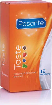 Obrázok produktu pre Pasante Kondome mit Geschmack - 12 Kondome