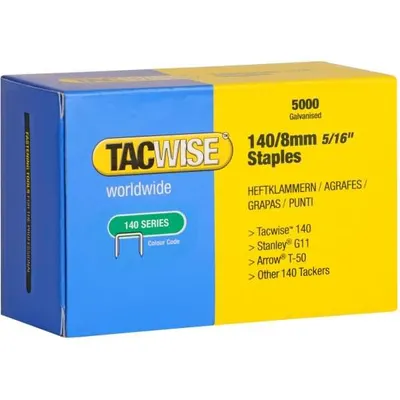 Produktbild von TACWISE Heftklammern 140/8 mm verzinkt 5.000 Stück