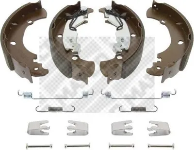 Produktbild von MAPCO Bremsbackensatz Trommelbremse Hinten für OPEL Corsa D Schrägheck (S07) 203mm 8735/1