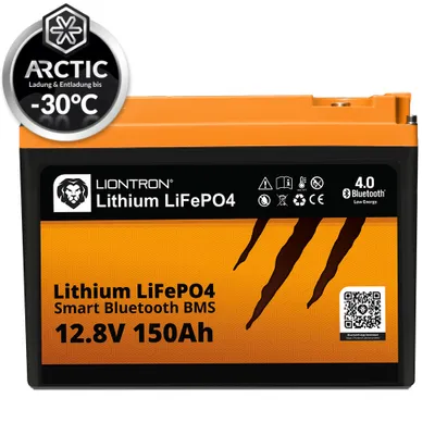 Produktbild von LIONTRON LiFePO4 Akku 12,8V 150Ah LX Arctic bis -30°C Bluetooth Akku
