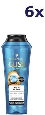 Obrázok produktu pre 6x kondicionér Gliss Kur Aqua Revive (200 ml)