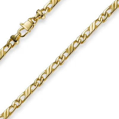 Immagine prodotto di Collana a catena "Jeukette" da 3 mm, in oro giallo massiccio 585, lunghezza 60 cm