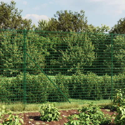 Produktbild von [Home] Maschendrahtzaun mit Bodenhülsen Grün 2x25 m , Neue Mode 2024 im häuslichen Leben