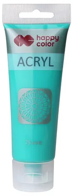 Image de Peinture acrylique 75 ml, vert de Véronèse, HAPPY COLOR - GDD