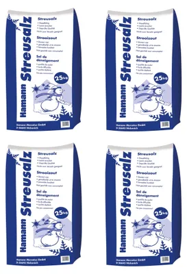Produktbild von Cimco Streusalz, Sack mit 25kg, 4 Stk.