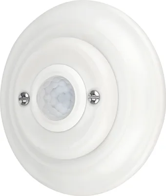 Zdjęcie produktu dla Podtynkowy porcelanowy czujnik ruchu LED retro I PR1 biały