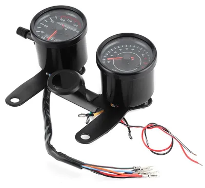 Obrázok produktu pre Univerzálny LED displej pre motocykel: počítadlo kilometrov, otáčkomer, indikátor rýchlosti – 12V
