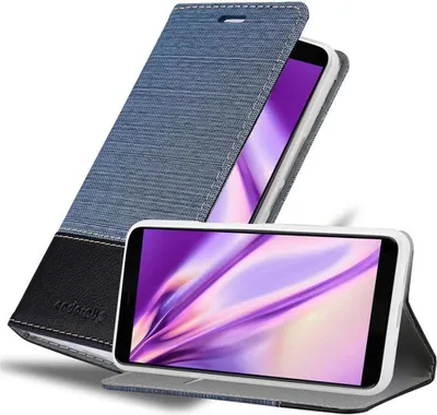 Obrázok produktu pre Cadorabo puzdro pre HTC U11 PLUS ochranné puzdro v modrej farbe puzdro na mobilný telefón kniha kryt