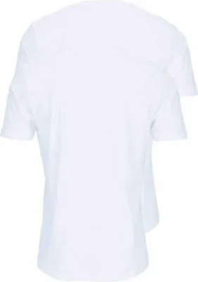 Produktbild von OLYMP T-Shirt XL Doppelpack V-Ausschnitt weiß, Größe:X-Large
