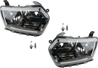 Obrázek produktu pro Johns, Halogenové světlomety vhodné pro Dacia DUSTER HM_ 17- s H7 H1 set levý pravý 260609367R 260101133R