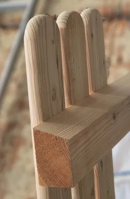 Produktbild von Zaunriegel 200x5x8cm Sibirische Lärche Muster Querstange Querriegel
