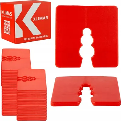 Image de PORTEFEUILLE EN PLASTIQUE 3mm 50 pcs. Klimas à visser