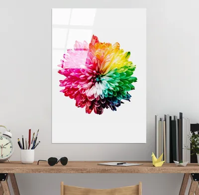 Produktbild von Wallity, UV-202 70 x 100, Dekorative Malerei aus gehärtetem Glas, 100 % gehärtetes Glas, Mehrfarbig, 70 x 100 cm