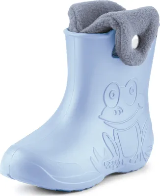 Produktbild von Ladeheid Eva Kinder Jungen Mädchen Gummistiefel Regenschuhe gefüttert LA-CA-04 (Hellblau, 22/23 EU)